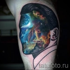 фото тату космос для статьи про значение космических татуировок - tatufoto.ru - 23
