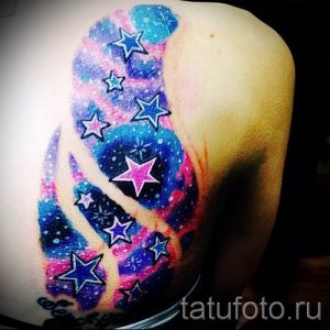 фото тату космос для статьи про значение космических татуировок - tatufoto.ru - 26