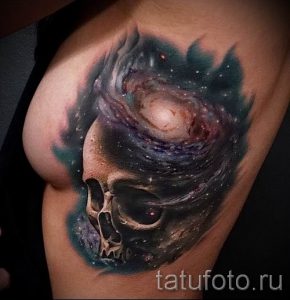 фото тату космос для статьи про значение космических татуировок - tatufoto.ru - 28