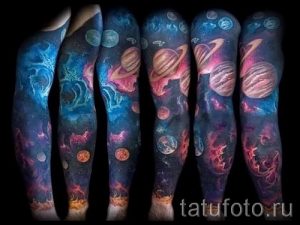 фото тату космос для статьи про значение космических татуировок - tatufoto.ru - 34