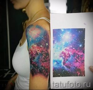 фото тату космос для статьи про значение космических татуировок - tatufoto.ru - 36