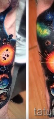 фото тату космос для статьи про значение космических татуировок — tatufoto.ru — 42
