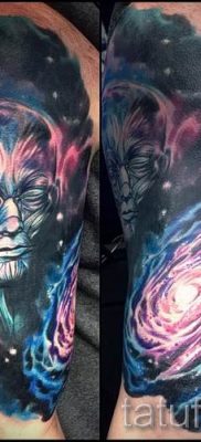 фото тату космос для статьи про значение космических татуировок — tatufoto.ru — 44