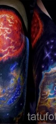 фото тату космос для статьи про значение космических татуировок — tatufoto.ru — 45