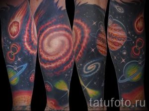 фото тату космос для статьи про значение космических татуировок - tatufoto.ru - 46