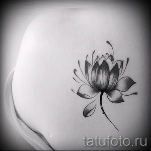 фото тату кувшинка для статьи про значение татуировки с кувшинкой - tatufoto.ru - 16
