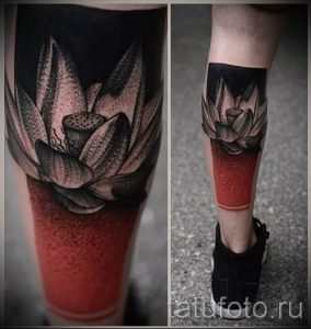фото тату кувшинка для статьи про значение татуировки с кувшинкой - tatufoto.ru - 26