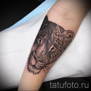 фото тату львица для статьи про значение татуировки львица - tatufoto.ru - 3