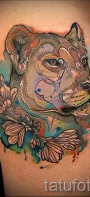 фото тату львица для статьи про значение татуировки львица — tatufoto.ru — 5