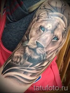 фото тату львица для статьи про значение татуировки львица - tatufoto.ru - 6