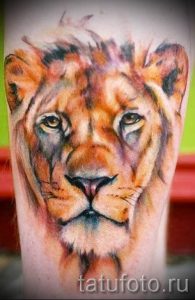 фото тату львица для статьи про значение татуировки львица - tatufoto.ru - 7