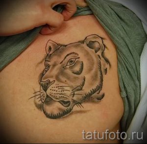 фото тату львица для статьи про значение татуировки львица - tatufoto.ru - 30