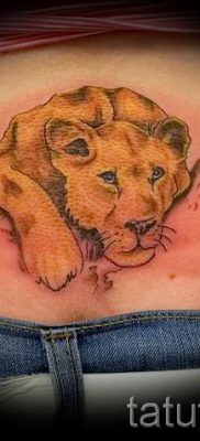 фото тату львица для статьи про значение татуировки львица — tatufoto.ru — 39