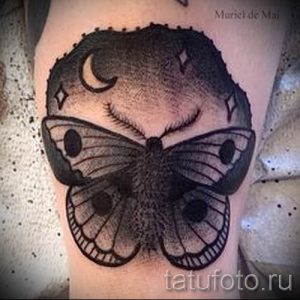 фото тату мотылек для статьи про значение татуировки мотылек - tatufoto.ru - 2