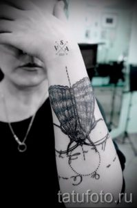 фото тату мотылек для статьи про значение татуировки мотылек - tatufoto.ru - 13