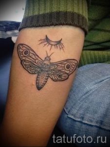 фото тату мотылек для статьи про значение татуировки мотылек - tatufoto.ru - 21