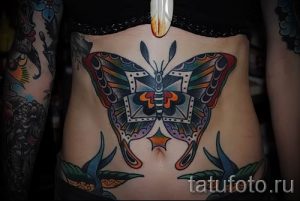 фото тату мотылек для статьи про значение татуировки мотылек - tatufoto.ru - 22