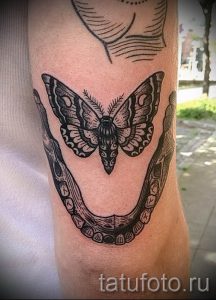 фото тату мотылек для статьи про значение татуировки мотылек - tatufoto.ru - 37