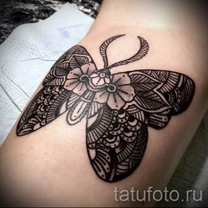 фото тату мотылек для статьи про значение татуировки мотылек - tatufoto.ru - 43