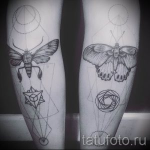 фото тату мотылек для статьи про значение татуировки мотылек - tatufoto.ru - 44