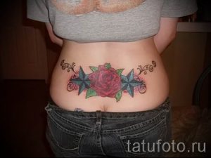 фото тату на пояснице для статьи про значение татуировок на пояснице - tatufoto.ru - 5
