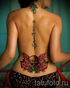 фото тату на пояснице для статьи про значение татуировок на пояснице - tatufoto.ru - 6