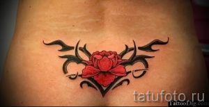 фото тату на пояснице для статьи про значение татуировок на пояснице - tatufoto.ru - 12