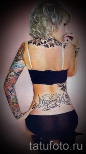 фото тату на пояснице для статьи про значение татуировок на пояснице - tatufoto.ru - 60