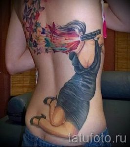 фото тату на пояснице для статьи про значение татуировок на пояснице - tatufoto.ru - 65