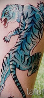 фото тату оскал тигра для статьи про значение татуировки с оскалом — tatufoto.ru — 8