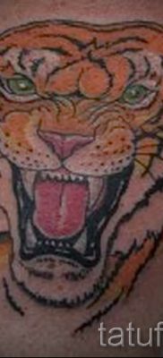 фото тату оскал тигра для статьи про значение татуировки с оскалом — tatufoto.ru — 25