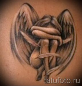 фото тату падший ангел для статьи про значение татуировки - tatufoto.ru - 1
