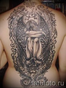 фото тату падший ангел для статьи про значение татуировки - tatufoto.ru - 5