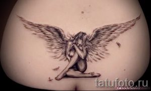 фото тату падший ангел для статьи про значение татуировки - tatufoto.ru - 7