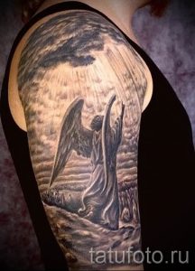 фото тату падший ангел для статьи про значение татуировки - tatufoto.ru - 11