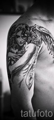 фото тату падший ангел для статьи про значение татуировки — tatufoto.ru — 14