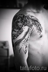 фото тату падший ангел для статьи про значение татуировки - tatufoto.ru - 14