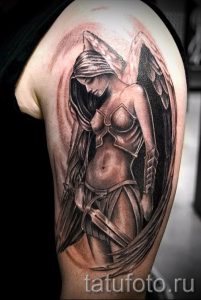 фото тату падший ангел для статьи про значение татуировки - tatufoto.ru - 15