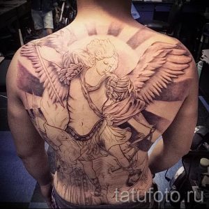 фото тату падший ангел для статьи про значение татуировки - tatufoto.ru - 16