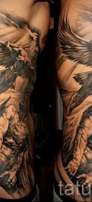 фото тату падший ангел для статьи про значение татуировки — tatufoto.ru — 18