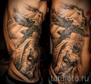 фото тату падший ангел для статьи про значение татуировки - tatufoto.ru - 18