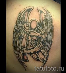 фото тату падший ангел для статьи про значение татуировки - tatufoto.ru - 21