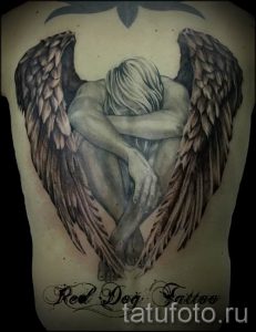фото тату падший ангел для статьи про значение татуировки - tatufoto.ru - 22