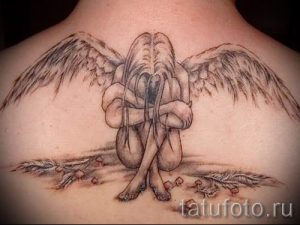 фото тату падший ангел для статьи про значение татуировки - tatufoto.ru - 23