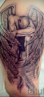 фото тату падший ангел для статьи про значение татуировки — tatufoto.ru — 24
