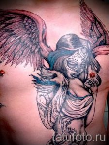 фото тату падший ангел для статьи про значение татуировки - tatufoto.ru - 26