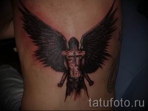 фото тату падший ангел для статьи про значение татуировки - tatufoto.ru - 28