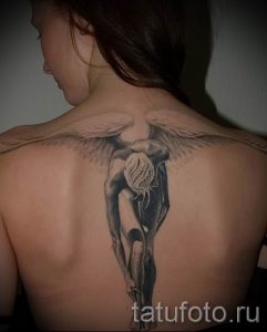 фото тату падший ангел для статьи про значение татуировки - tatufoto.ru - 29