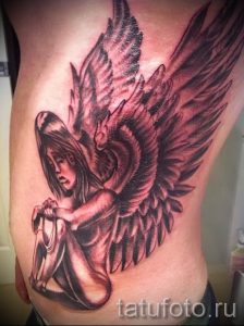 фото тату падший ангел для статьи про значение татуировки - tatufoto.ru - 34