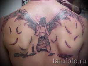 фото тату падший ангел для статьи про значение татуировки - tatufoto.ru - 38